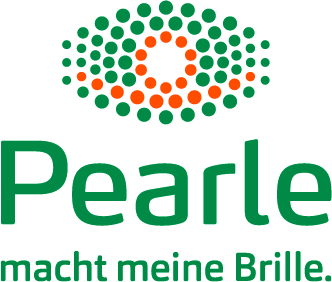 PEARLE Logo vertikal 4c Claim