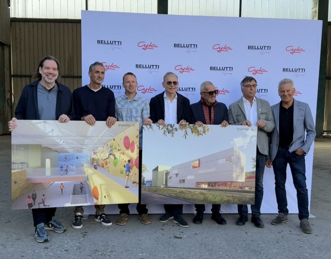 Pressefoto Kletterhalle team