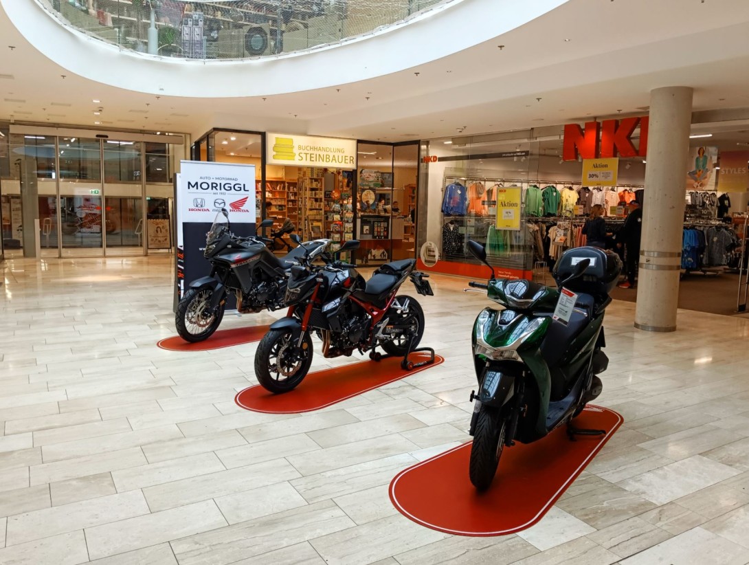 Standvermietung - Flächenvermietung für Motorradausstellung