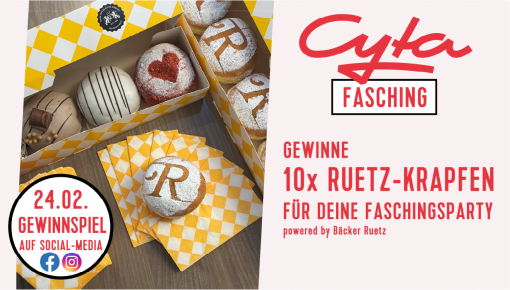 Fasching Krapfengewinnspiel Slider 1280x727